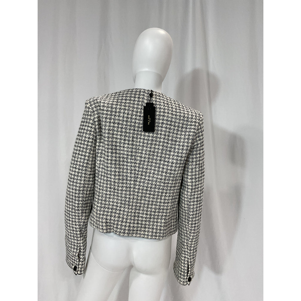 Rag & Bone 'Carmen' White Cotton Jacket Size 8 - NWT