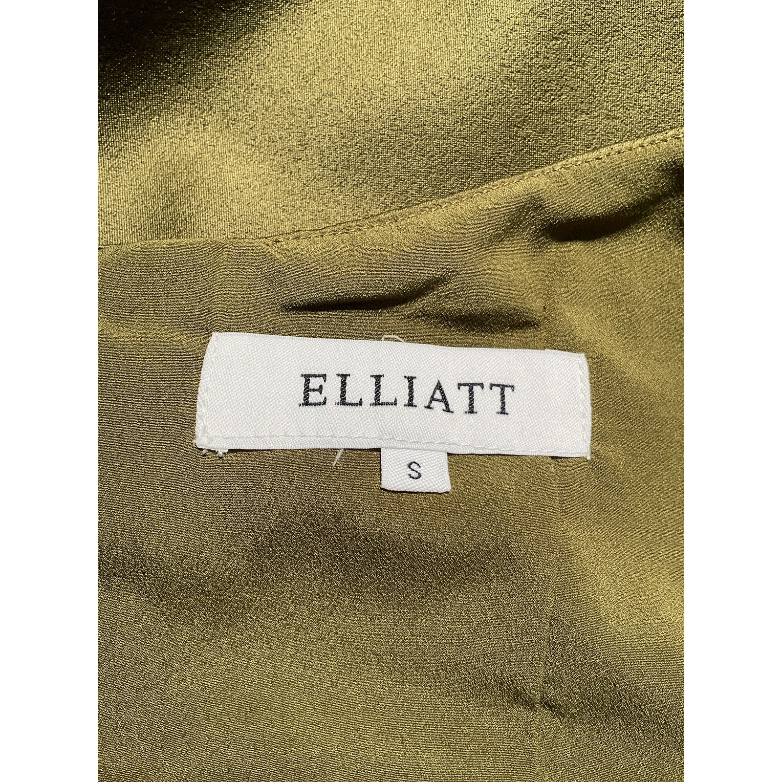 Elliatt 'Camo' Green Polyester Dress Size S