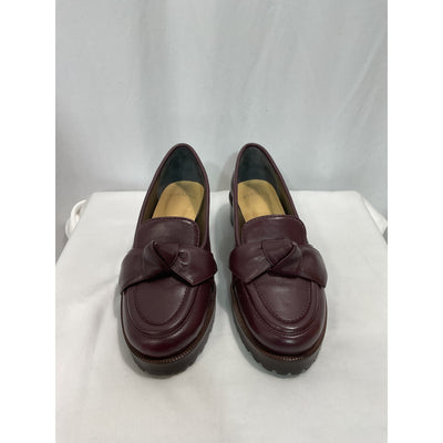Alexandre Birman '20mm' Brown Maxi Clarita Lug Sole Leather Loafer Size 5.5