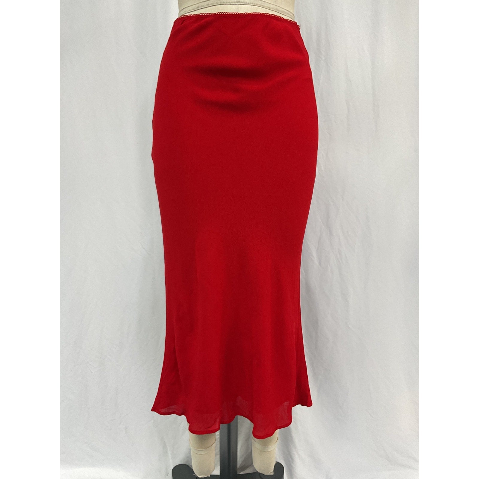Reformation 'Layla' Red Skirt Size 6