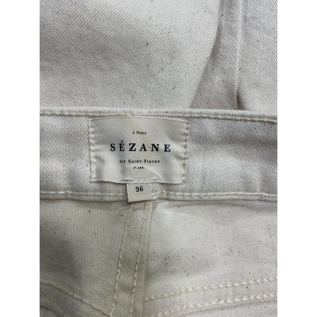 S�zane 'Manu' White Trousers Size 36