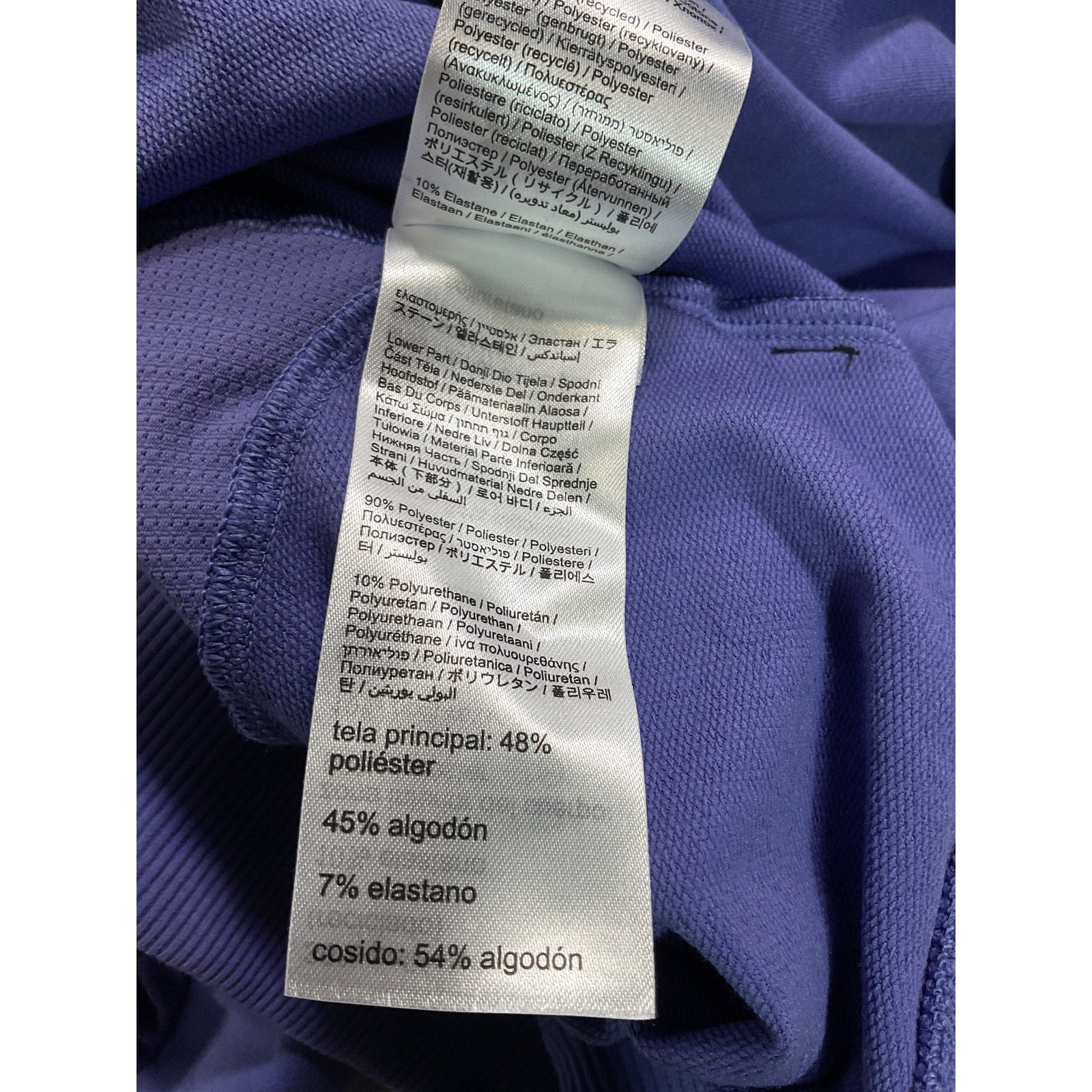 On 'Movement' Blue Crewneck Long Sleeve Sweatshirt Size M
