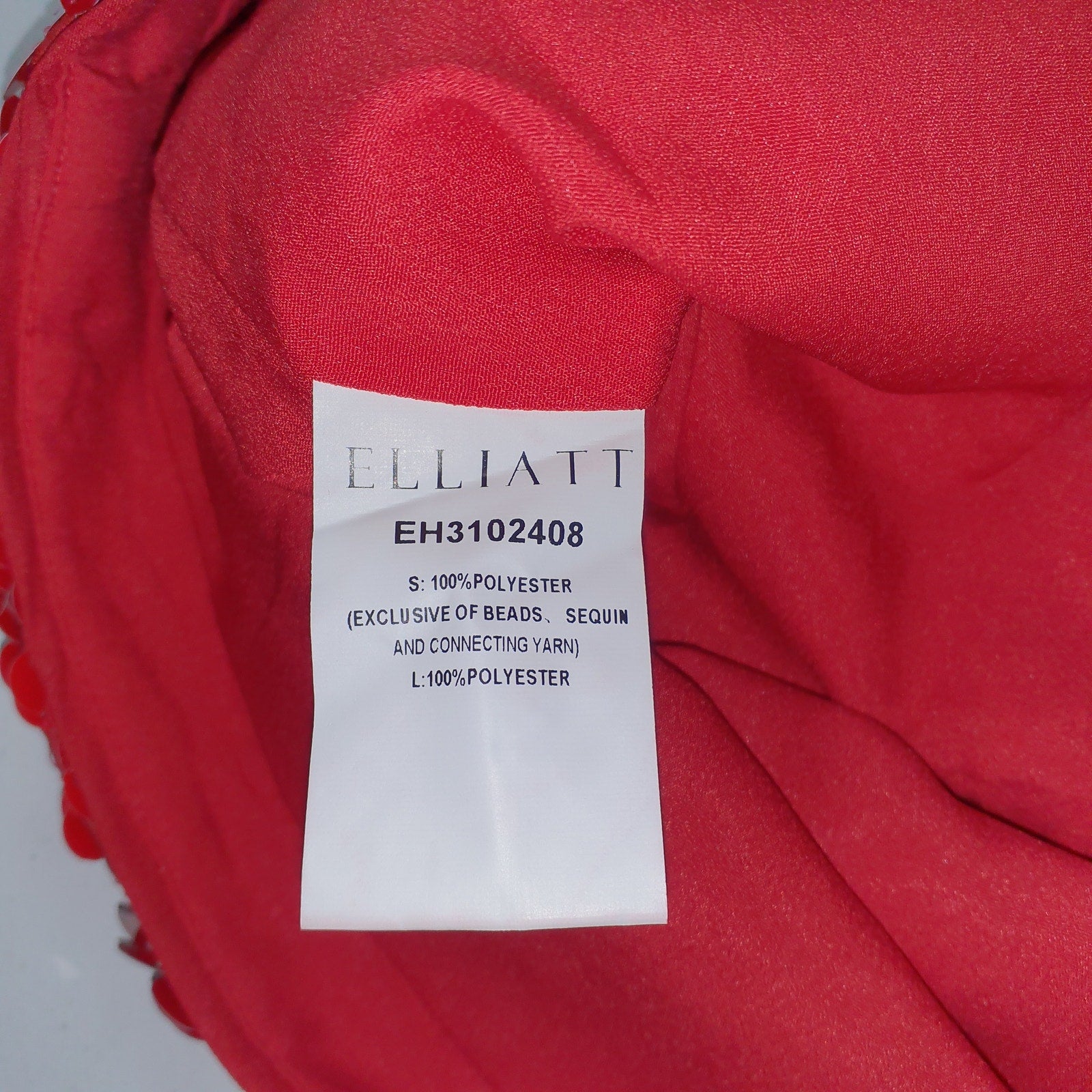Elliatt 'Emma' Red Sequin Embellished Party Dress Size S - NWT