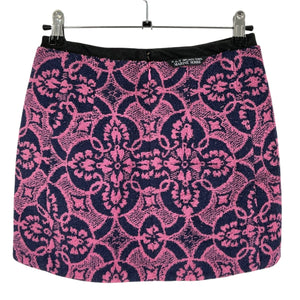 Marine Serre Textured Magenta Jacquard Towel Skirt Size 34 FR / US 2
