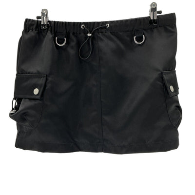 Coperni Appliqued Black Mini Skirt Size 36