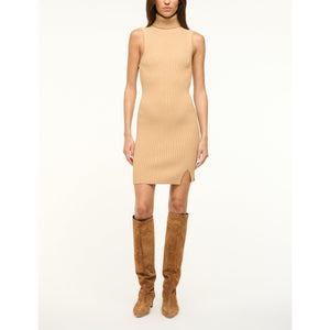 Staud 'Callum' Tan Viscose Dress Size S