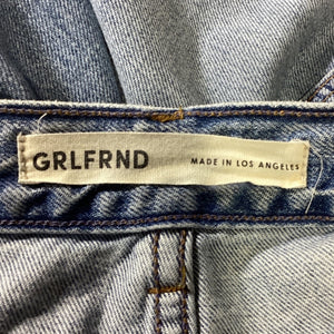 Grlfrnd Relaxed Santa Monica Bella Low Rise Boyfriend Denim Jeans Size 26