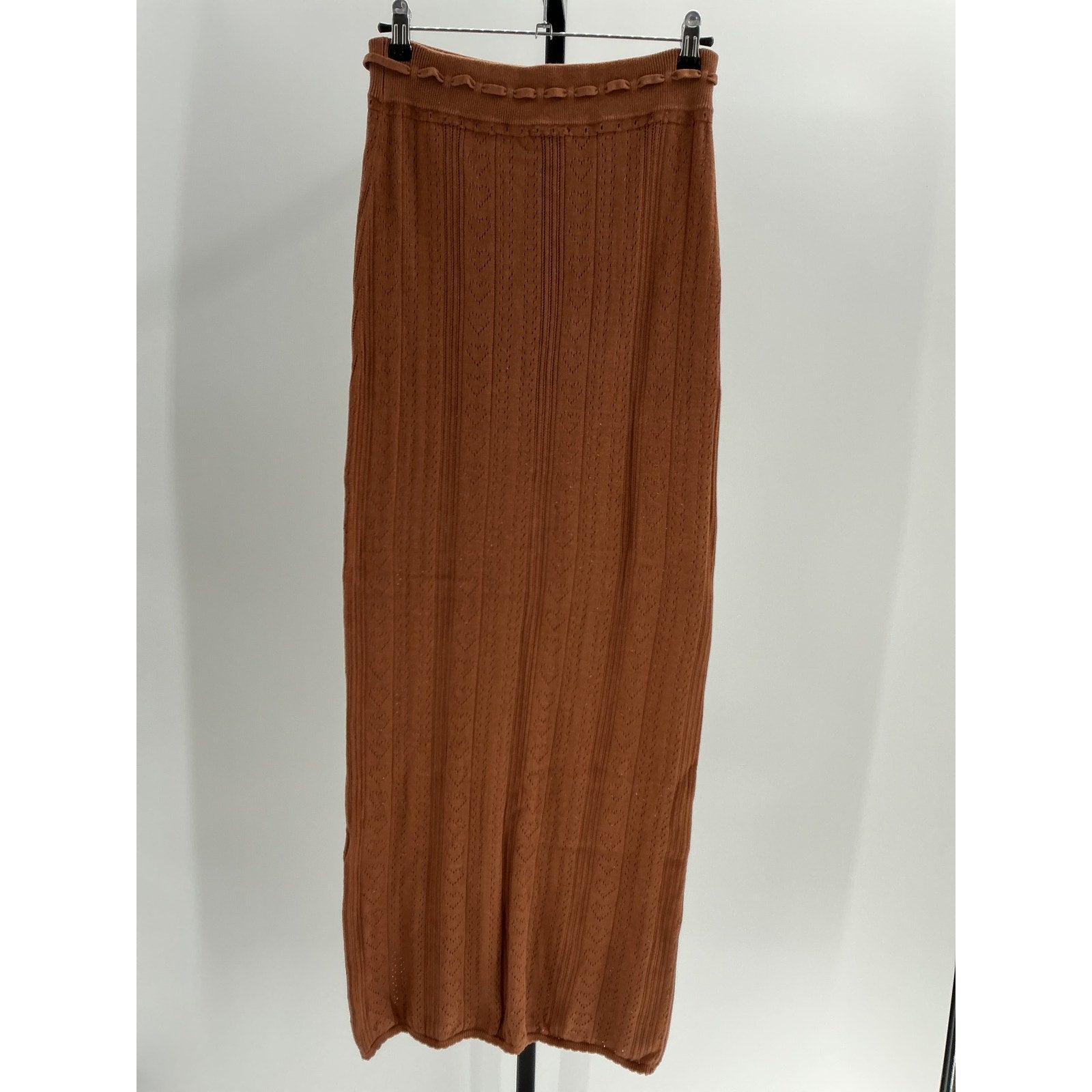 Lpa 'Bennett' Brown Cotton Maxi Skirt Size S