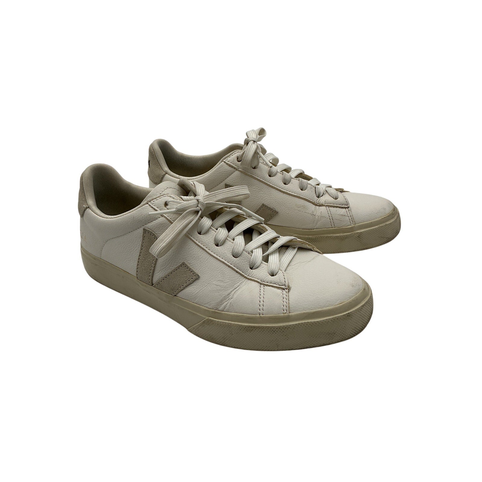 Veja 'Campo' Beige Leather Sneaker Size 10