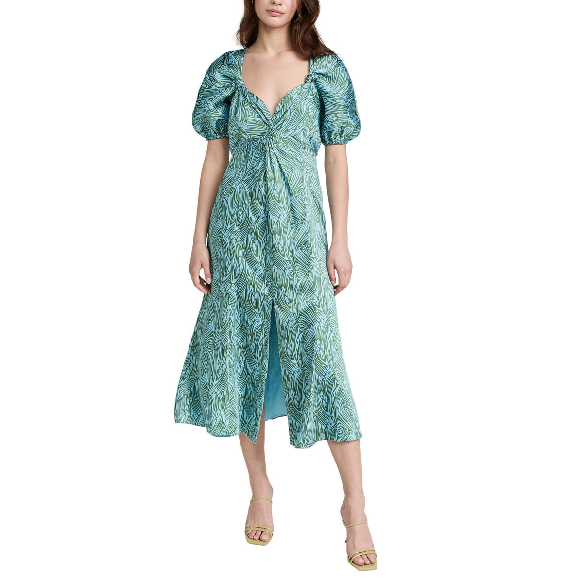 Cinq à Sept Vibrant Blue Marice Dress Size 8