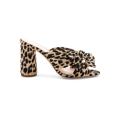 Loeffler Randall Chic Multicolor Penny Knot Mules Size 5