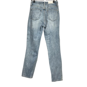 Pistola Distressed Blue Presley Straight Denim Jeans Size 25