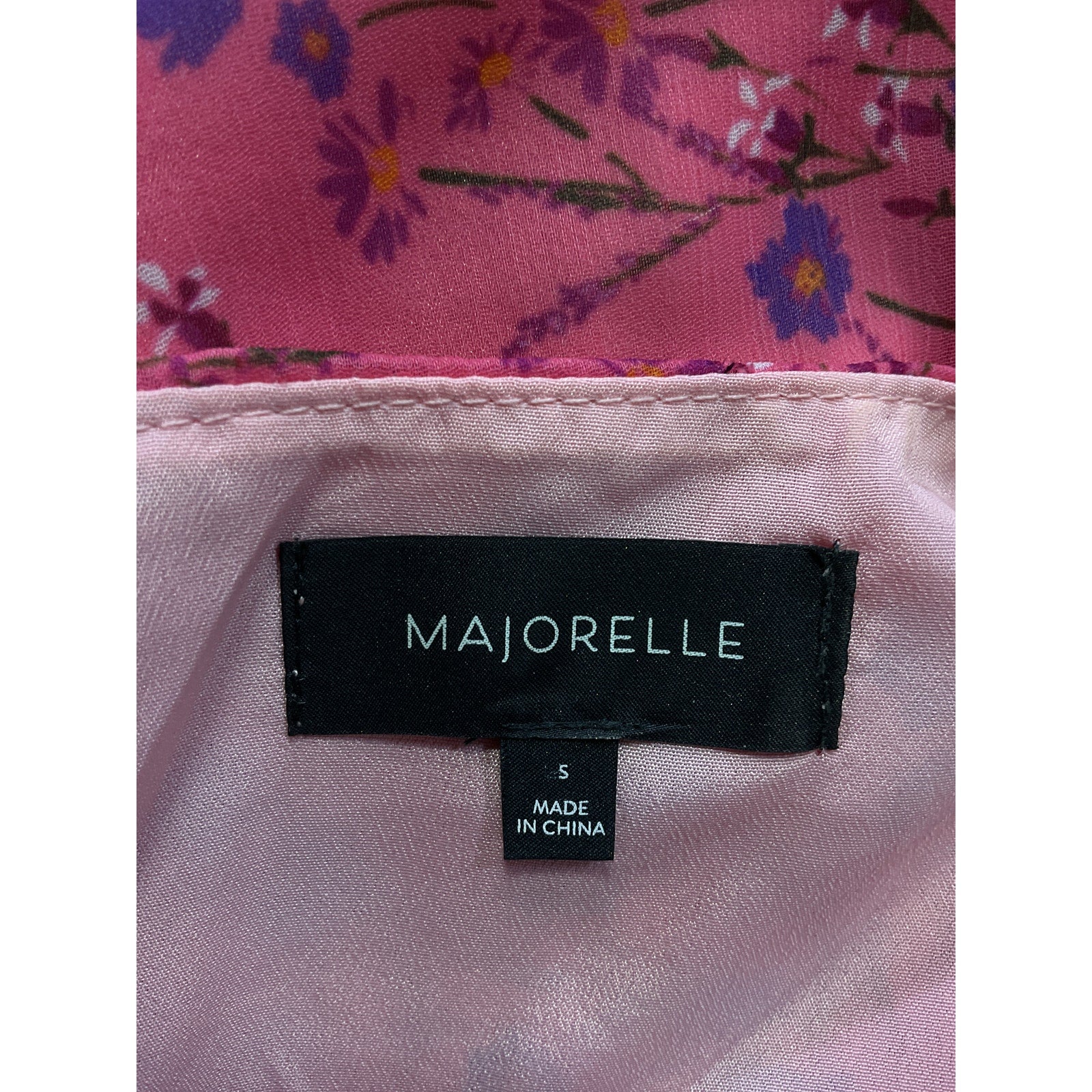 Majorelle 'Elaine' Pink Midi Dress Size S
