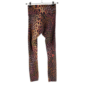R13 Bold Bronze Multi Leopard Combo Active Patch Pocket Leggings Size S