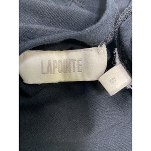 Lapointe Sleek Black Modal Jersey Dolman Tee Size S
