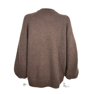 Staud Cozy Brown Wilson Sweater Size XS