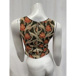 Miaou 'Campbell' Green Top Size S