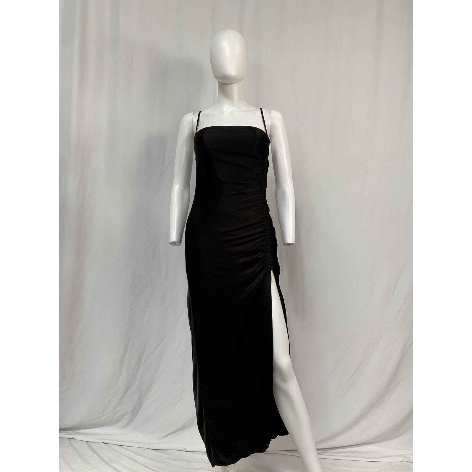 Shona Joy 'Thalia' Black Lenzing Midi Dress Size 4