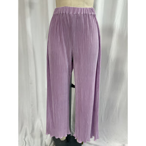 Dannijo 'Pleated' Purple Culotte Pant Size S
