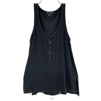Hatch Soft Ribbed Black Nursing Henley Tank Size 0
