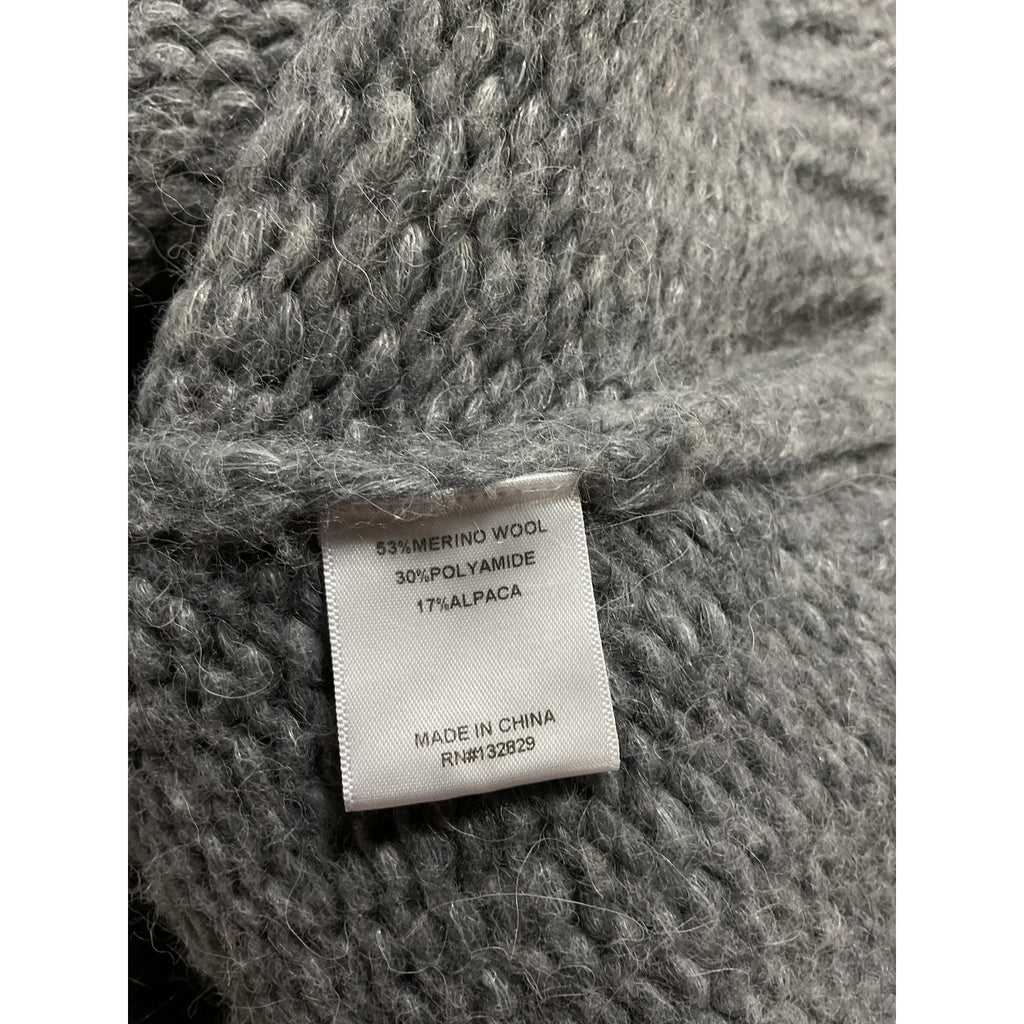 Helsa 'Janin' Silver Turtleneck Sweater Size S