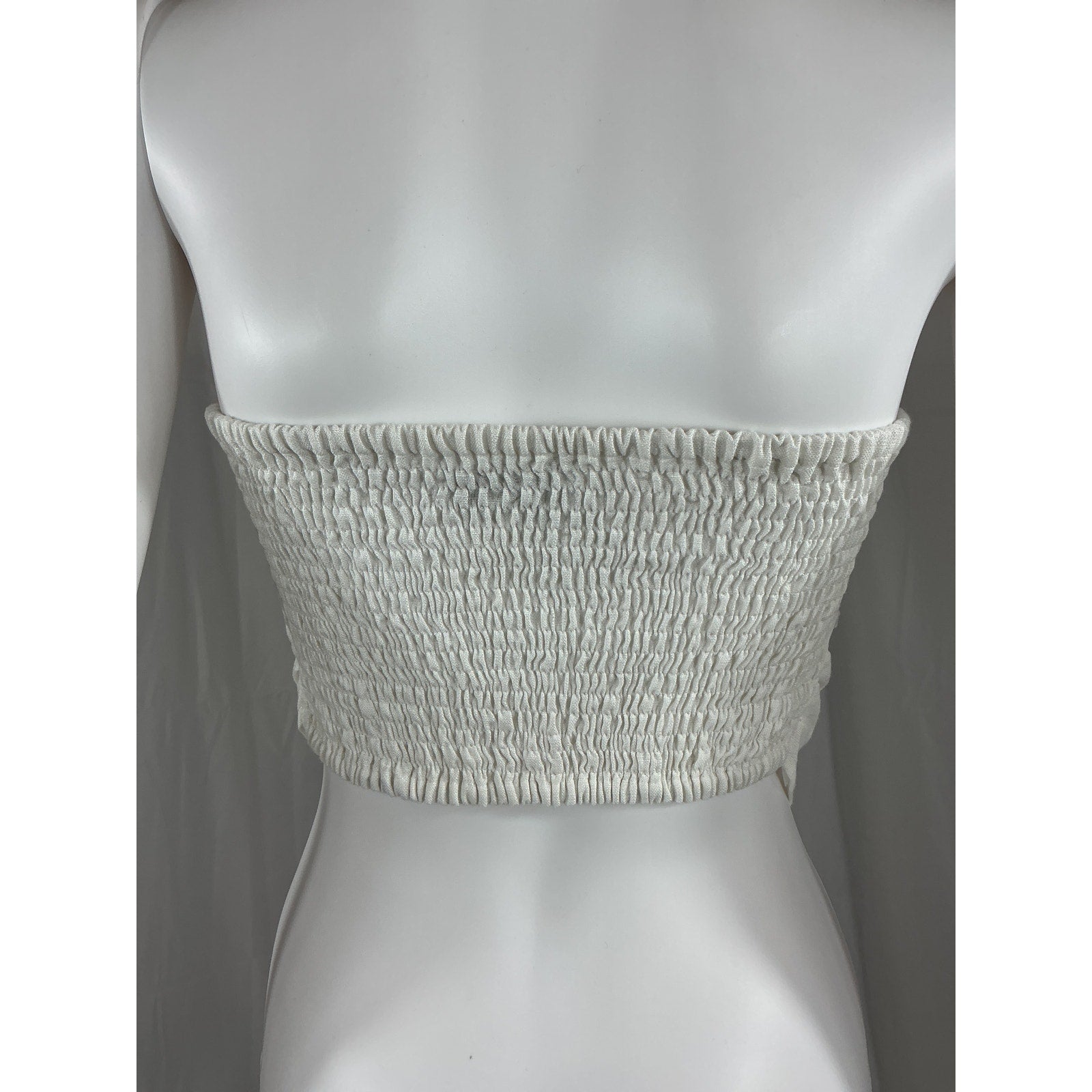Faithfull The Brand 'La Loza' White Linen Top Size M