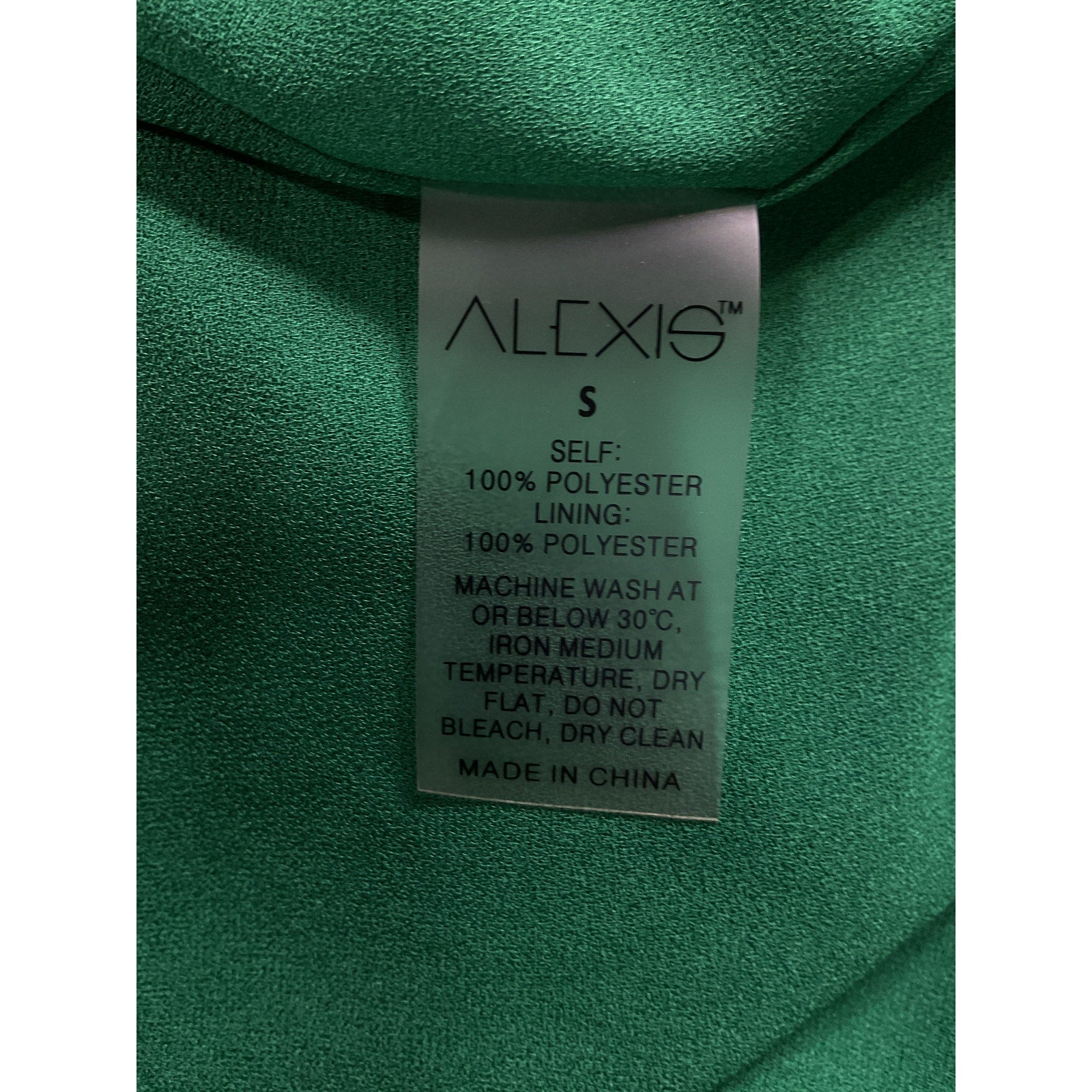 Neiman Marcus 'Alexis Skarla' Green V Neck Dress Size S - NWT