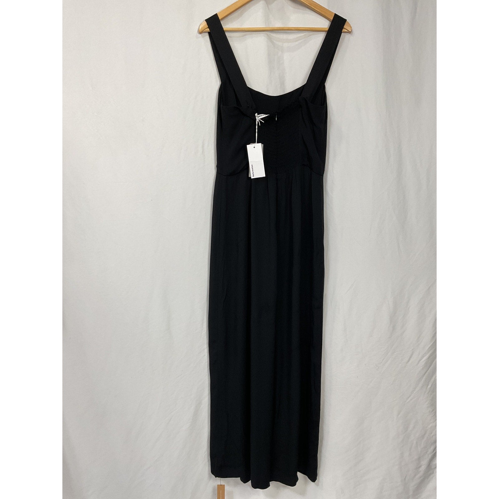Reformation 'Petites' Black Alva Jumpsuit Size 12 P - NWT