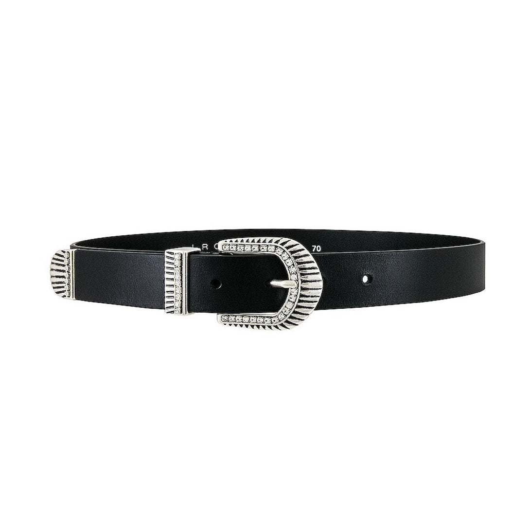 Iro Embellished Black Andily Belt Size 80