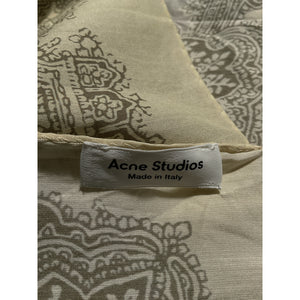 Acne Studios 'Printed' White Scarf Size OS