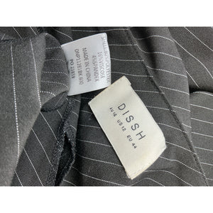 Dissh Pinstriped Black Diego Dress Size 12