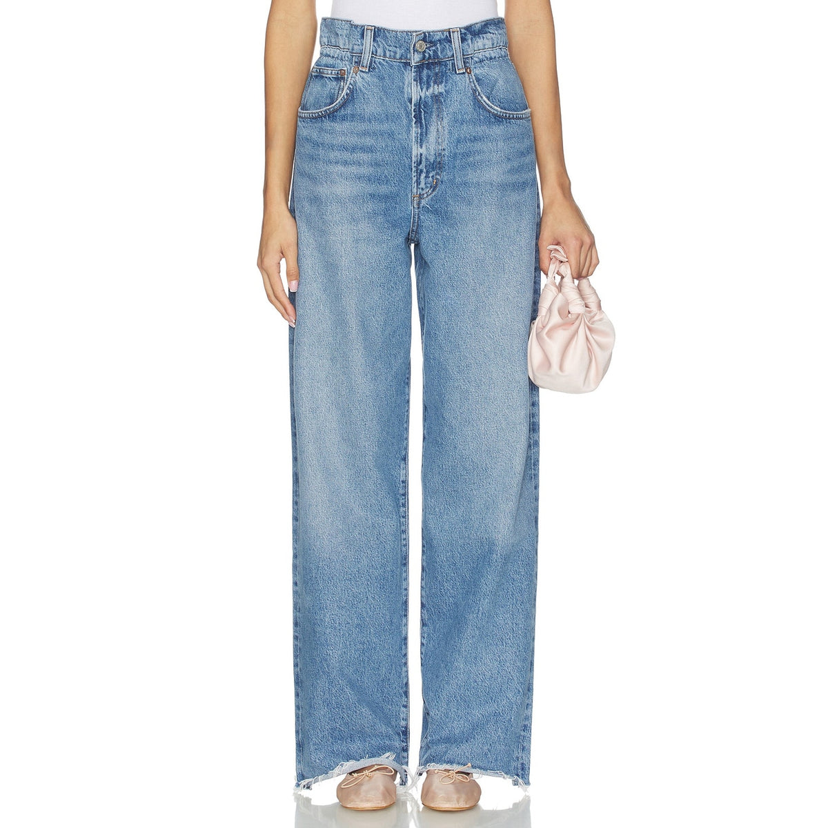 Agolde High Rise Blue Lyonne Denim Jeans Size 23