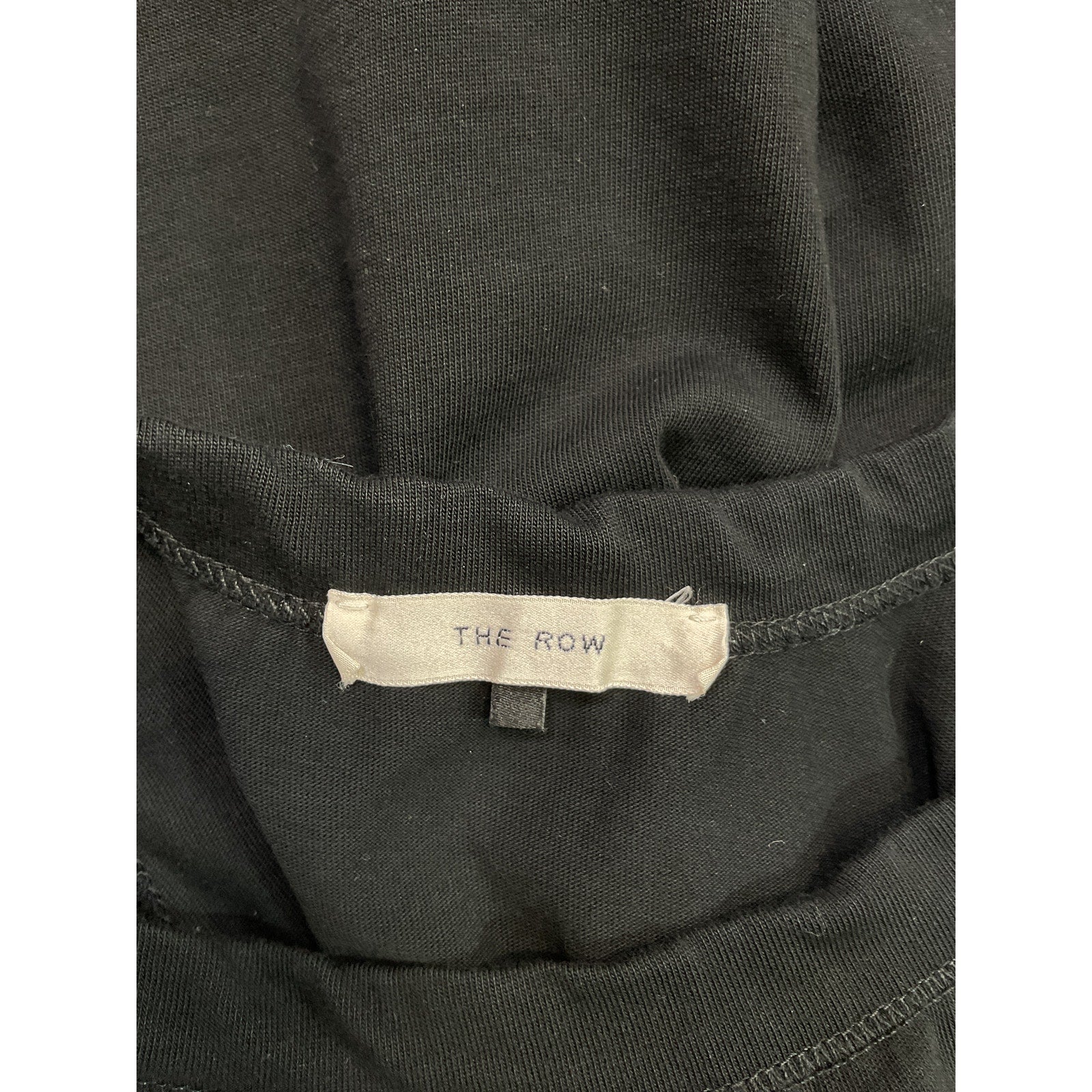 The Row 'Frankie' Black Cotton Tank Top Size XS