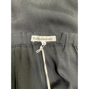 Reformation 'Nori' Black Viscose Skirt Size 2 - NWT