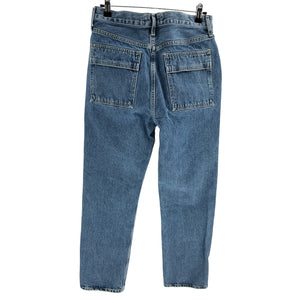 Agolde Classic Washed Blue Cooper Cargo Denim Jeans Size 26