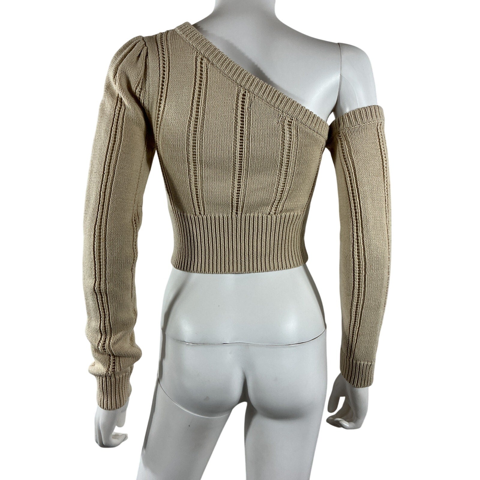 Majorelle 'Landau' Beige Cotton Sweater Size S