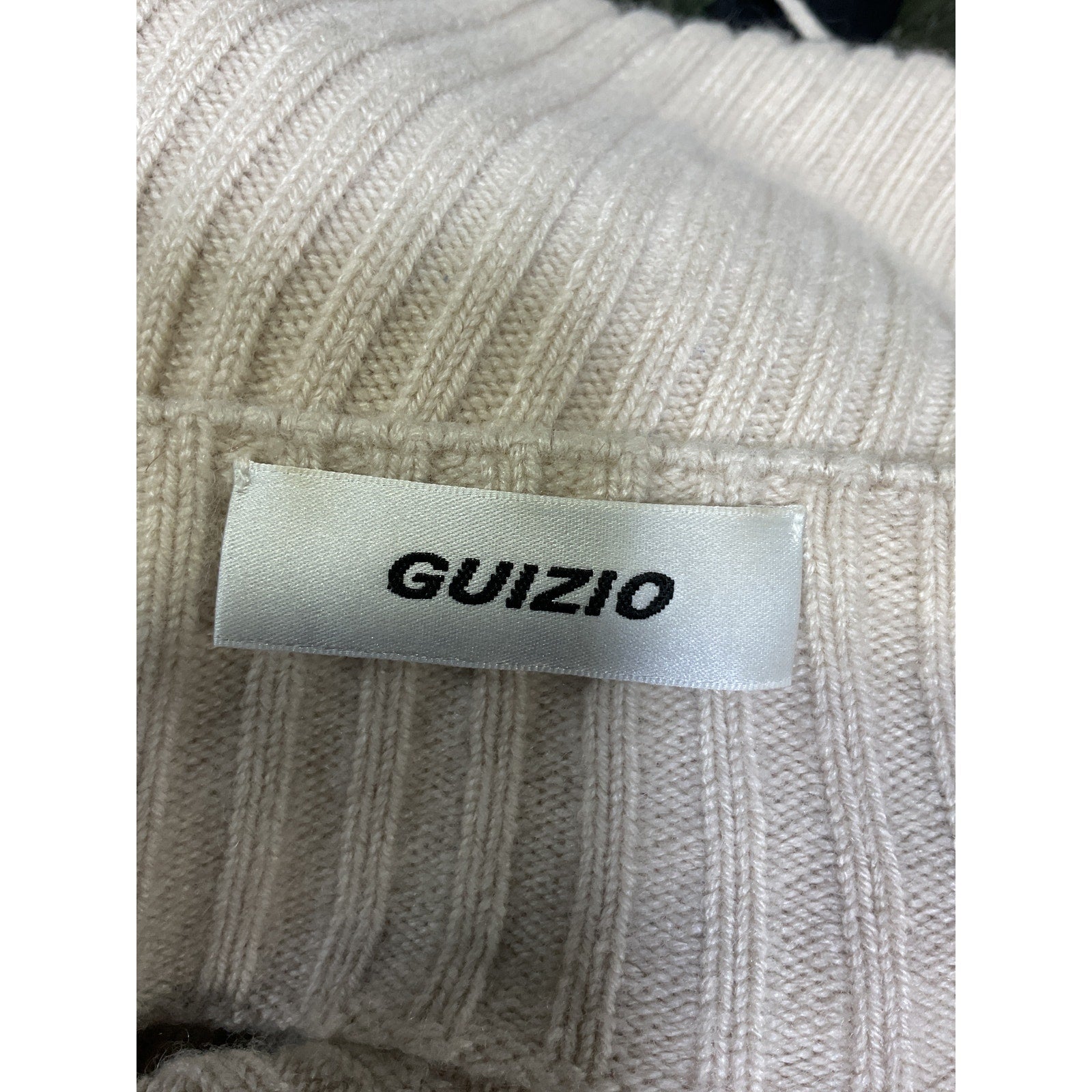 Danielle Guizio 'Rib' White Knit Backless Tank Size M