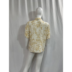 Anine Bing 'Austin' White Short Sleeve Top Size S