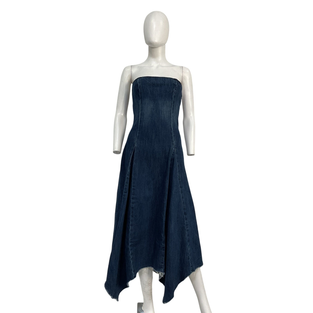 Eb Denim 'Eliana' Blue Cotton Dress Size S