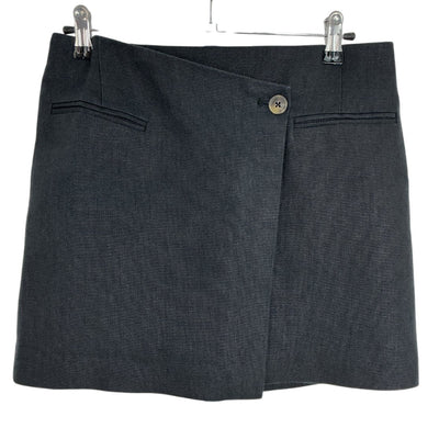 Anine Bing Tailored Black Natalia Mini Skirt Size S
