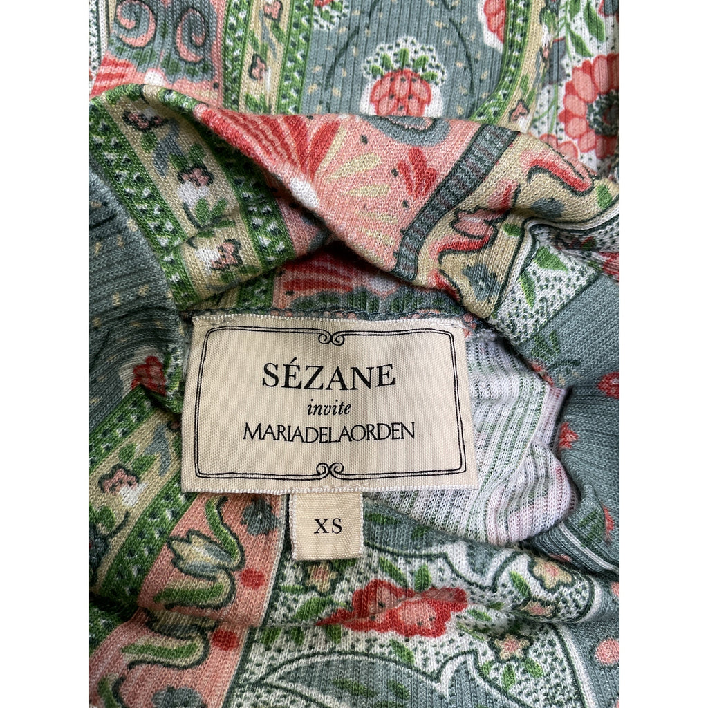 S�zane Jumper Green Cotton Felix Sweater Size XS