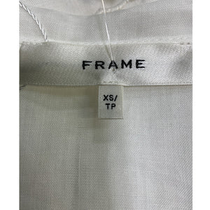 Neiman Marcus Lightweight White Scallop Sailor Blouse Size XS NWT