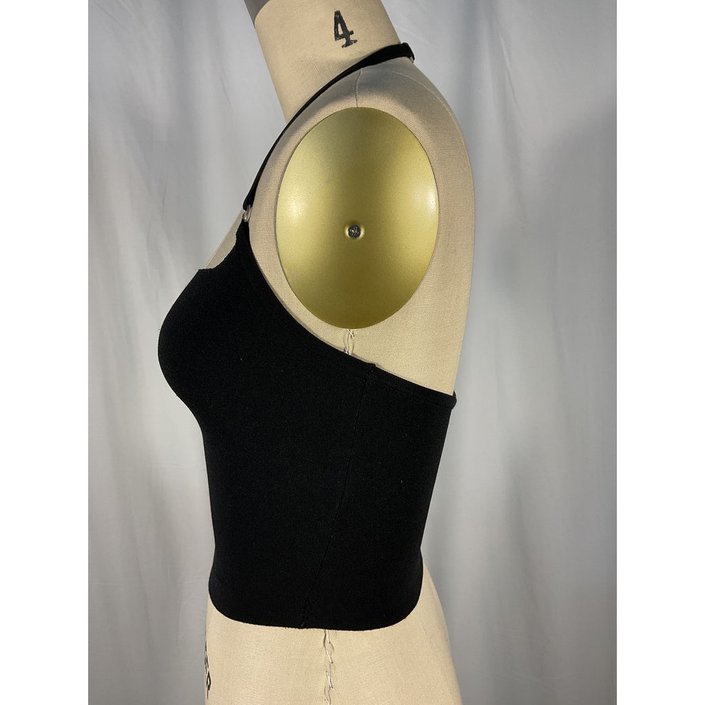 A.L.C. 'Nova' Black Halterneck Top Size XS