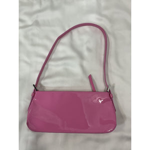 By Far 'Dulce' Pink Patent Leather Bag