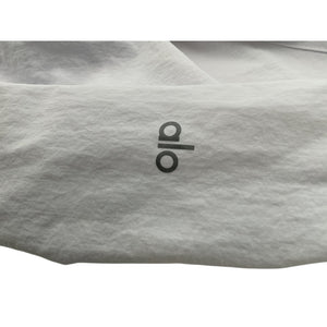 Alo Yoga Cropped White Mock Neck Jacket Size M