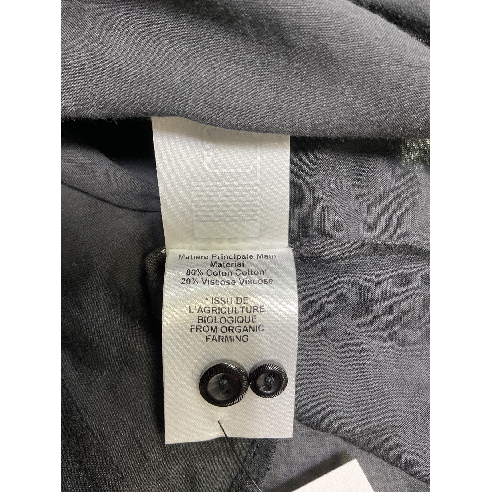 Isabel Marant �toile 'Nath' Black Cotton Cotton Utility Shirt Size 36 - NWT