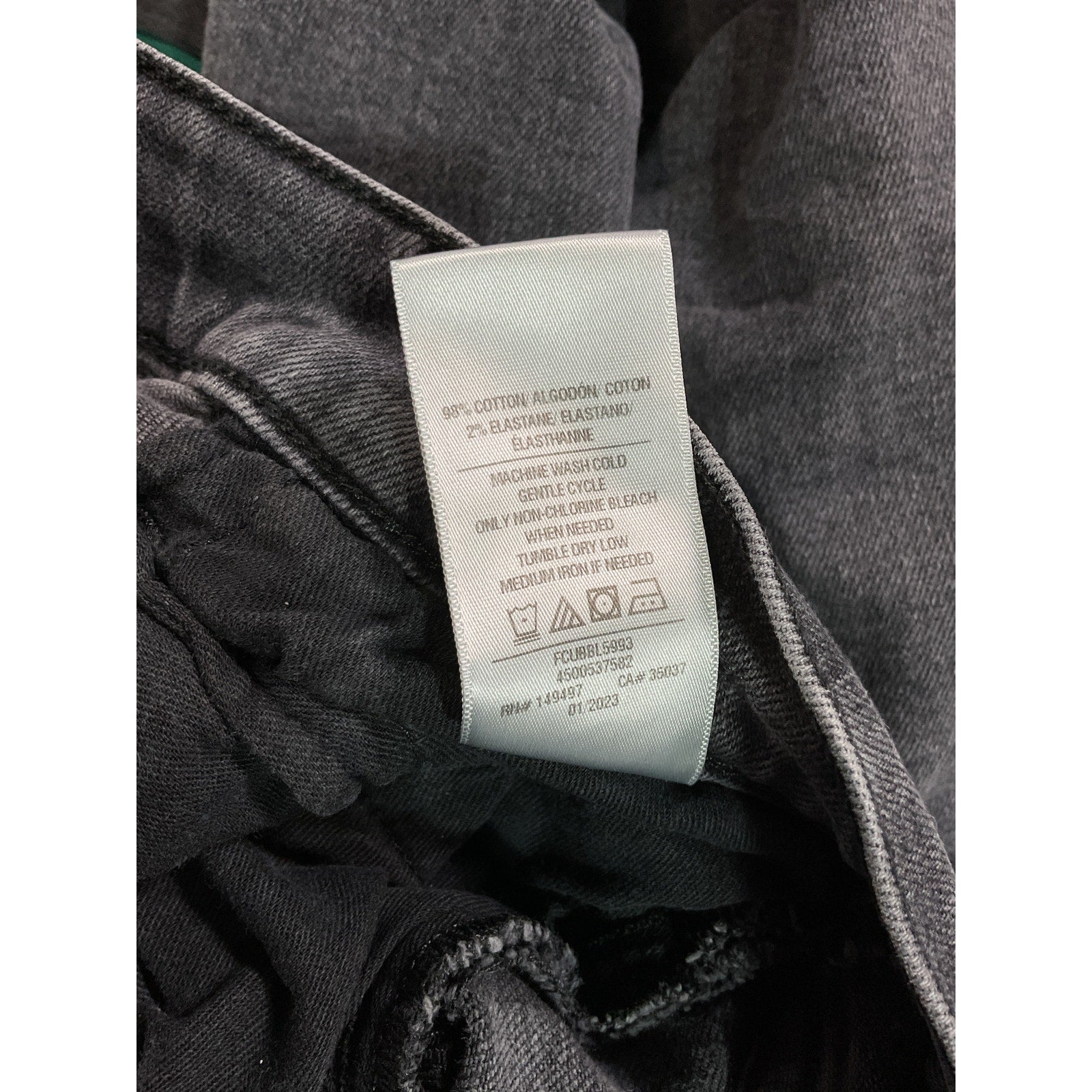 Favorite Daughter 'Valentina' Black Super High Rise Tower Denim Jean Size 26