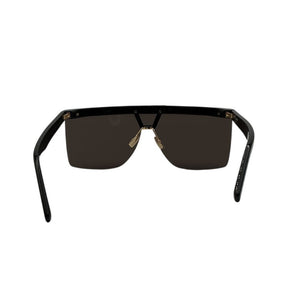 Saint Laurent Sleek Black Palace Mask Sunglasses
