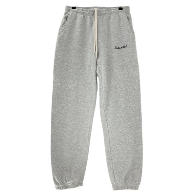 Sporty & Rich Classic Heather Grey Syracuse Embroidered Sweatpants Size M