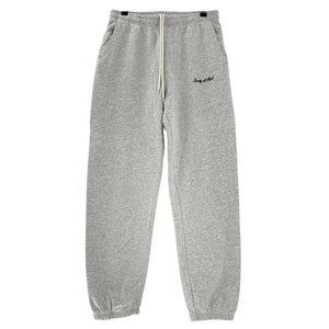 Sporty & Rich Classic Heather Grey Syracuse Embroidered Sweatpants Size M